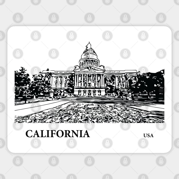 California State USA Magnet by Lakeric